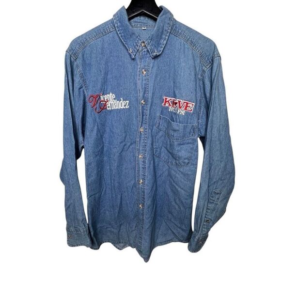 American Vintage 90s Vicente Fernández Hollywood Walk Of Fame Ceremony Button Do - Picture 2 of 5